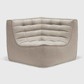 Ethnicraft Sofa N701 Corner - Dark Beige