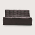 Ethnicraft Sofa N701 - 2 Seater - Dark Grey