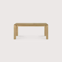 Ethnicraft Dining Table Slice in natural oak with solid timber construction and modern design