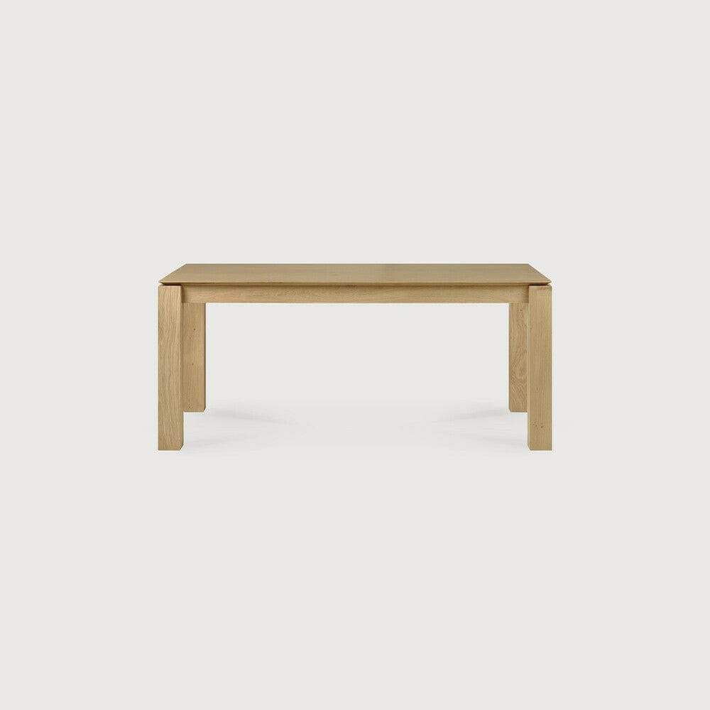 Ethnicraft Dining Table Slice in natural oak with solid timber construction and modern design