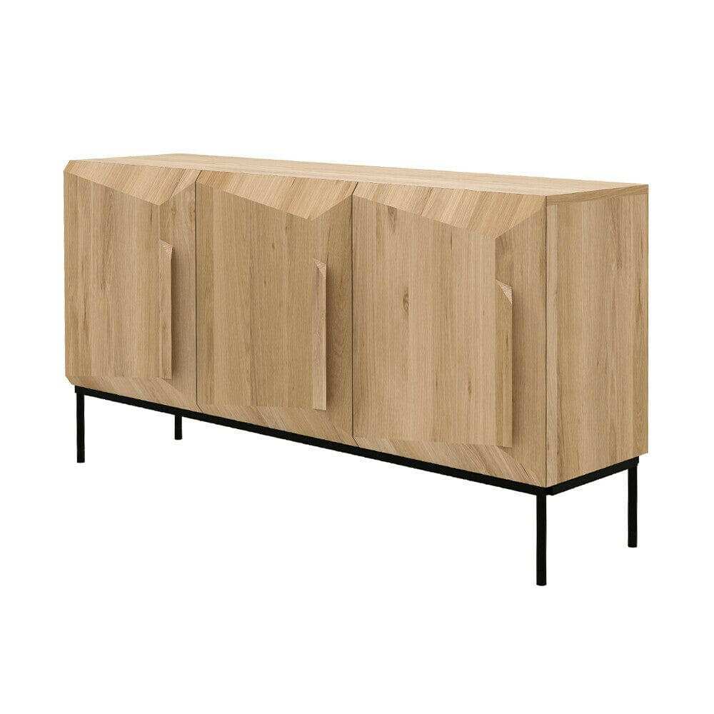 Ethnicraft Side Board Ethnicraft Oak Stairs Sideboard - 3 Doors (6789984256188)