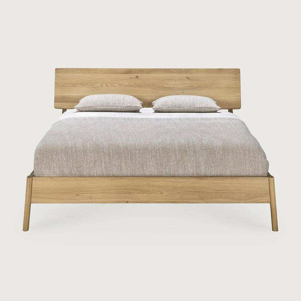 Ethnicraft Air Bed in natural oak with solid European oak frame and minimalist design