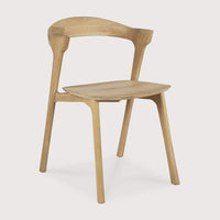 Ethnicraft Bok Dining Chair in natural oak with sculptural design and contemporary craftsmanship
