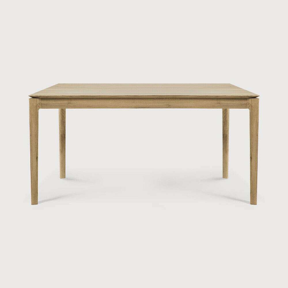 Ethnicraft Bok Dining Table in natural oak with simple, sturdy design and solid European oak construction