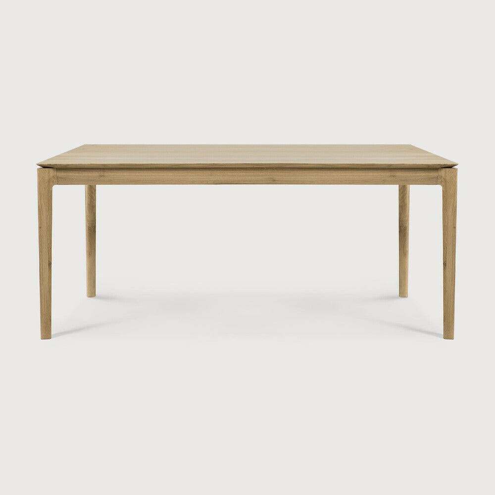 Ethnicraft Bok Dining Table in natural oak with a minimalist solid wood design and sturdy construction.