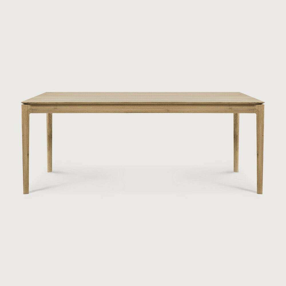 Ethnicraft Bok Dining Table in natural oak with minimalist design and solid European oak construction