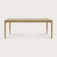 Ethnicraft Bok Dining Table in natural oak with minimalist design and solid European oak construction