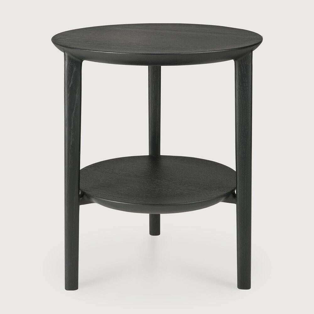 Ethnicraft Side Tables Ethnicraft Oak Bok Side Table - Black (7830162112761)