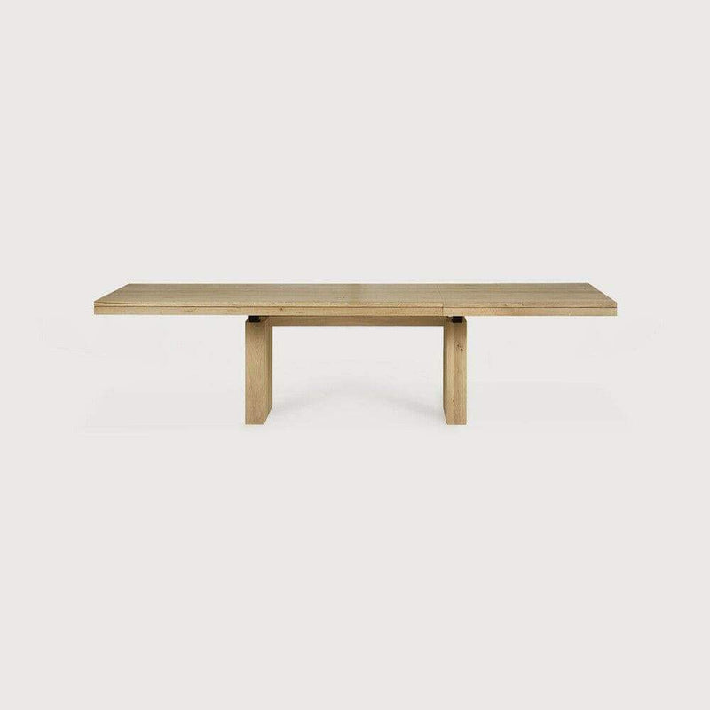 Ethnicraft Dining Tables Ethnicraft Oak Double Extension Dining Table (6789990219964)