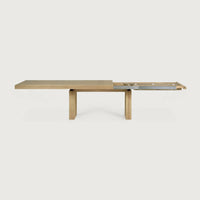 Ethnicraft Dining Tables Ethnicraft Oak Double Extension Dining Table (6789990219964)