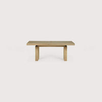 Ethnicraft Dining Tables Ethnicraft Oak Double Extension Dining Table (6789990219964)