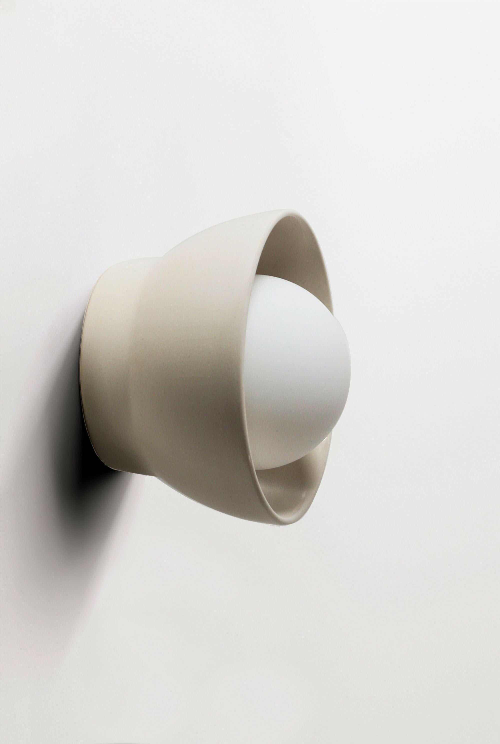 Robert Gordon Interiors Pendants Robert Gordon Bowl Sconce Light, Bone (7906276540665)