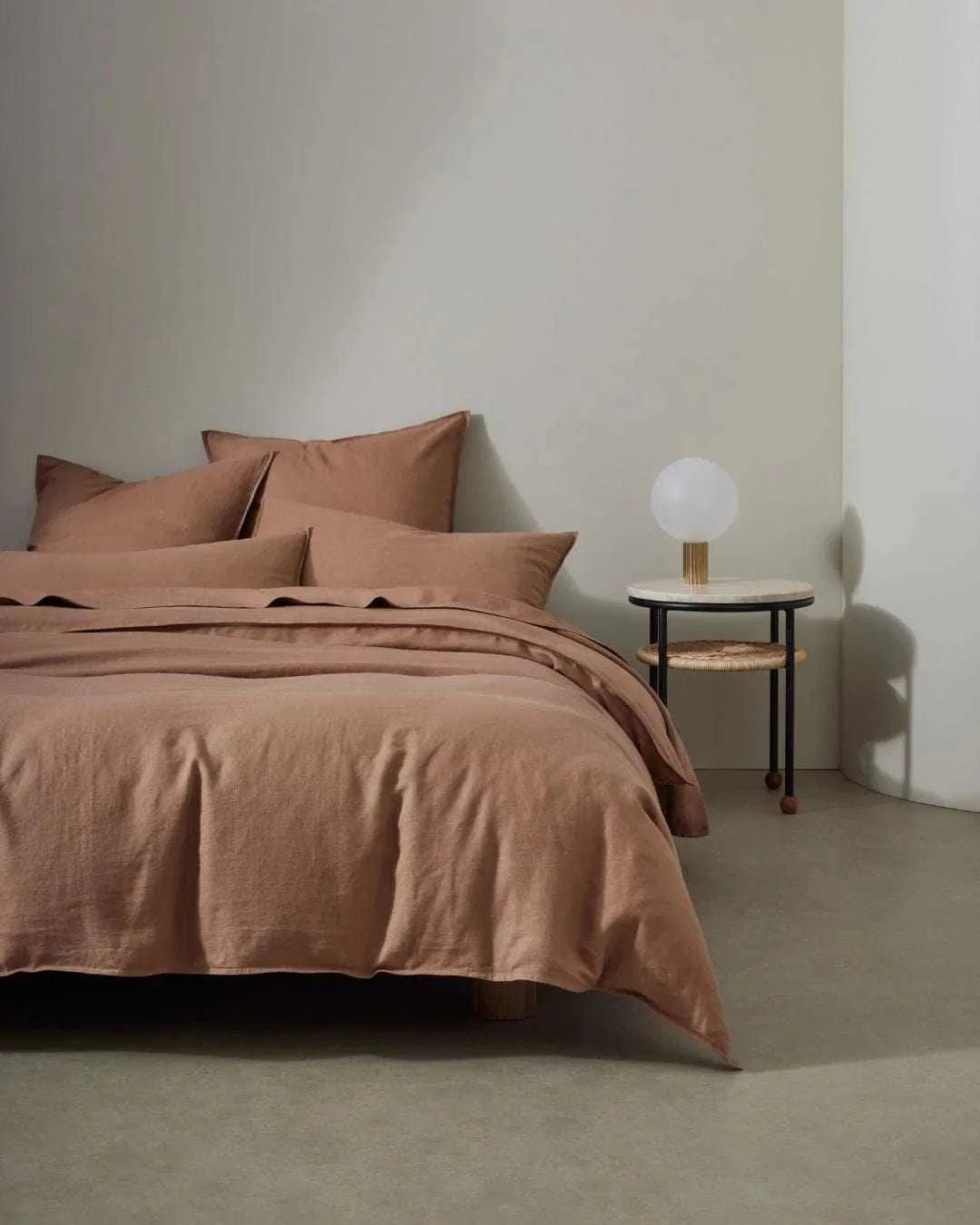 Weave Home Bed Linen Weave Home Ravello Euro Pillowcase Pair - Biscuit (7688130298105)