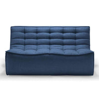 Ethnicraft Sofas Ethnicraft Sofa N701 - 2 Seater - Blue (6655903957180)