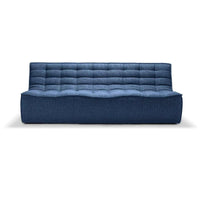 Ethnicraft Sofas Ethnicraft Sofa N701 - 3 Seater - Blue (6655903039676)