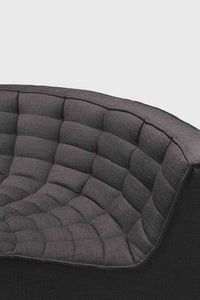Ethnicraft Sofas Ethnicraft Sofa N701 Round Corner - Dark Grey (7679866274041)