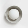 Robert Gordon Bowl Sconce Light, Stone