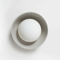 Robert Gordon Interiors Pendants Robert Gordon Bowl Sconce Light, Stone (7906289385721)