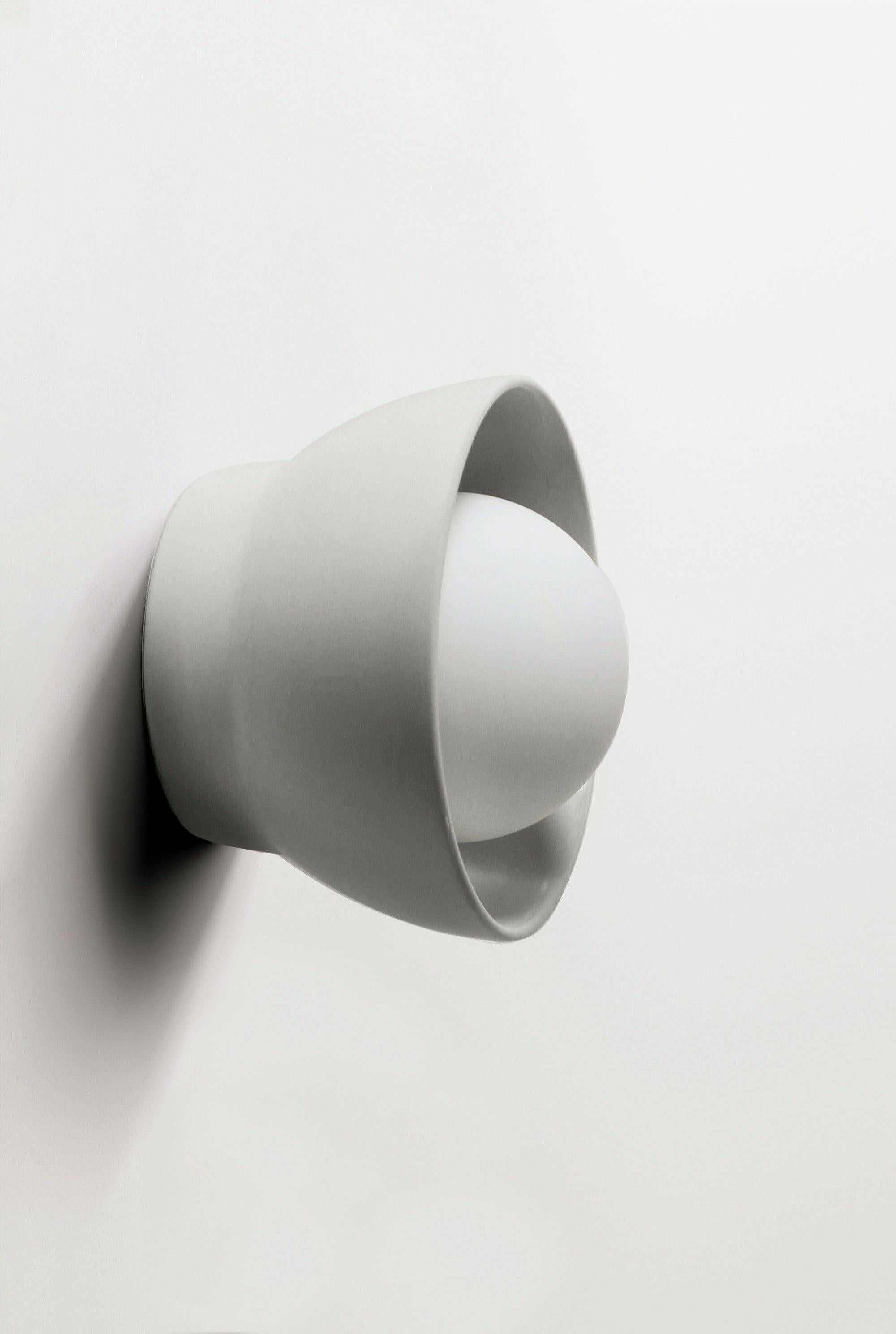 Robert Gordon Interiors Pendants Robert Gordon Bowl Sconce Light, Stone (7906289385721)