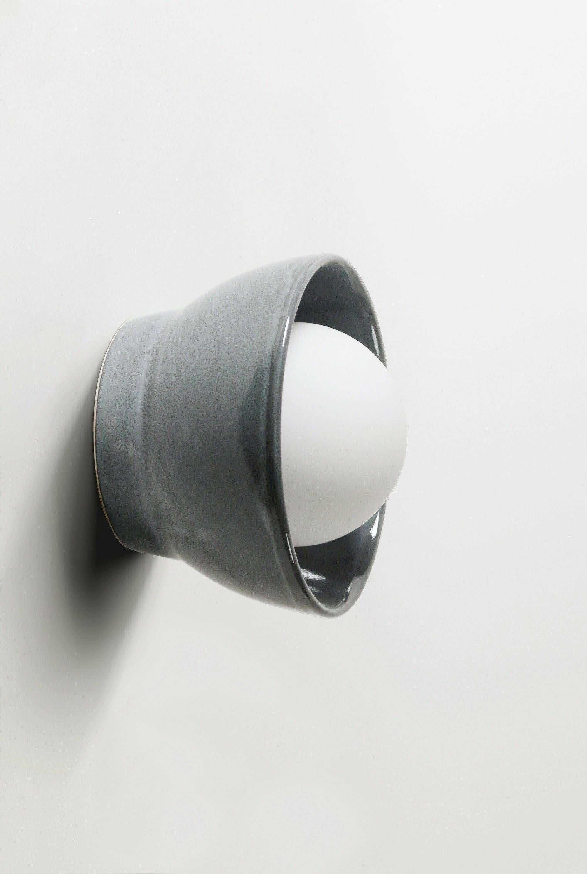 Robert Gordon Interiors Pendants Robert Gordon Bowl Sconce Light, Storm (7906290204921)