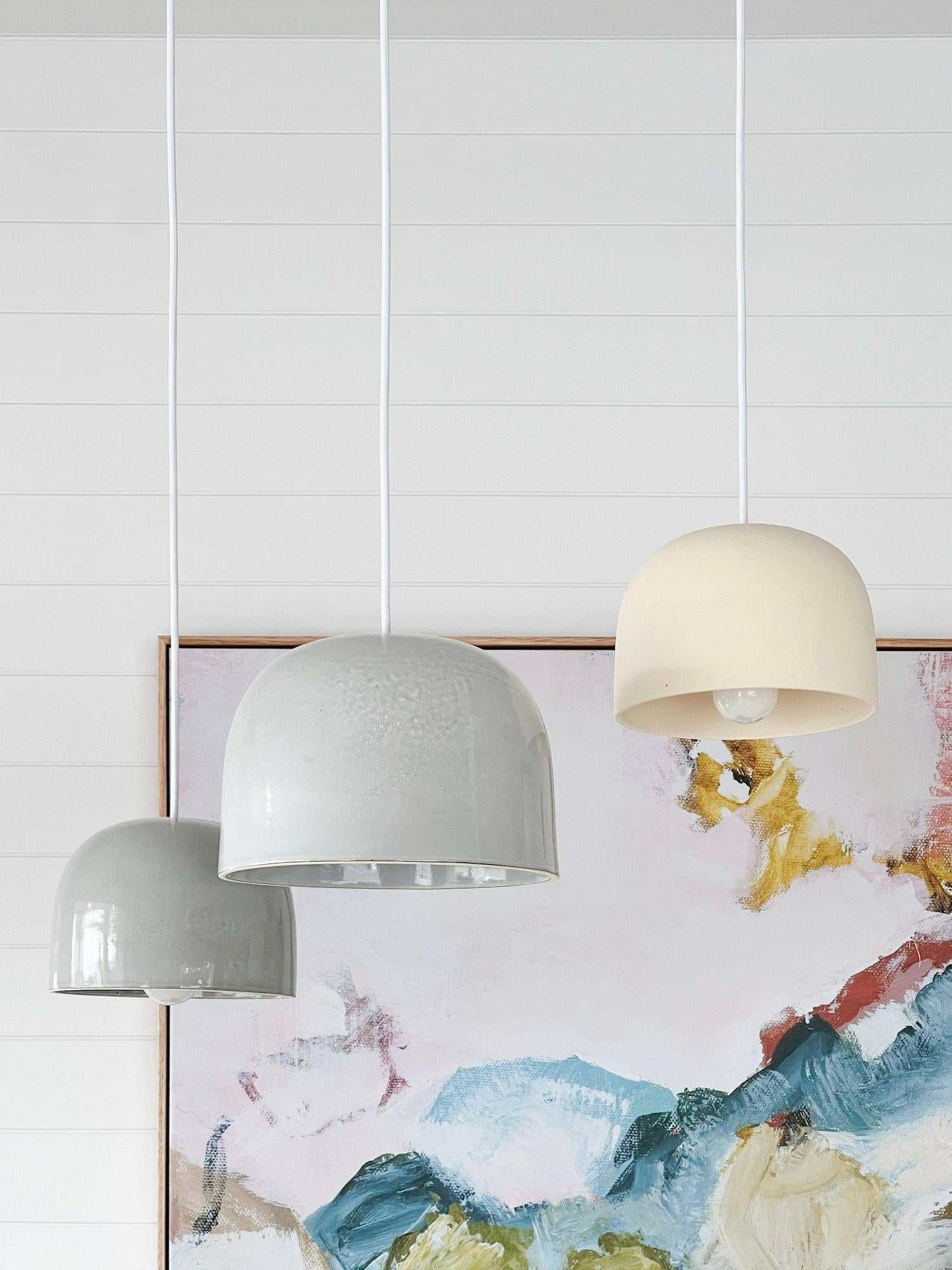 Robert Gordon Interiors Pendants Robert Gordon Bell Light - Bone, Various Sizes (7512266637561)