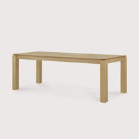 Ethnicraft Dining Table Slice solid natural oak rectangular modern design