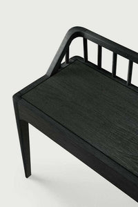Ethnicraft Bench Seats Ethnicraft Spindle Bench Seat, Oak Black (7608297980153)