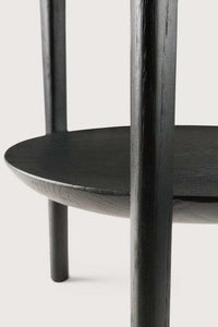 Ethnicraft Side Tables Ethnicraft Oak Bok Side Table - Black (7830162112761)
