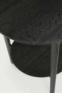 Ethnicraft Side Tables Ethnicraft Oak Bok Side Table - Black (7830162112761)