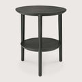 Ethnicraft Oak Bok Side Table - Black