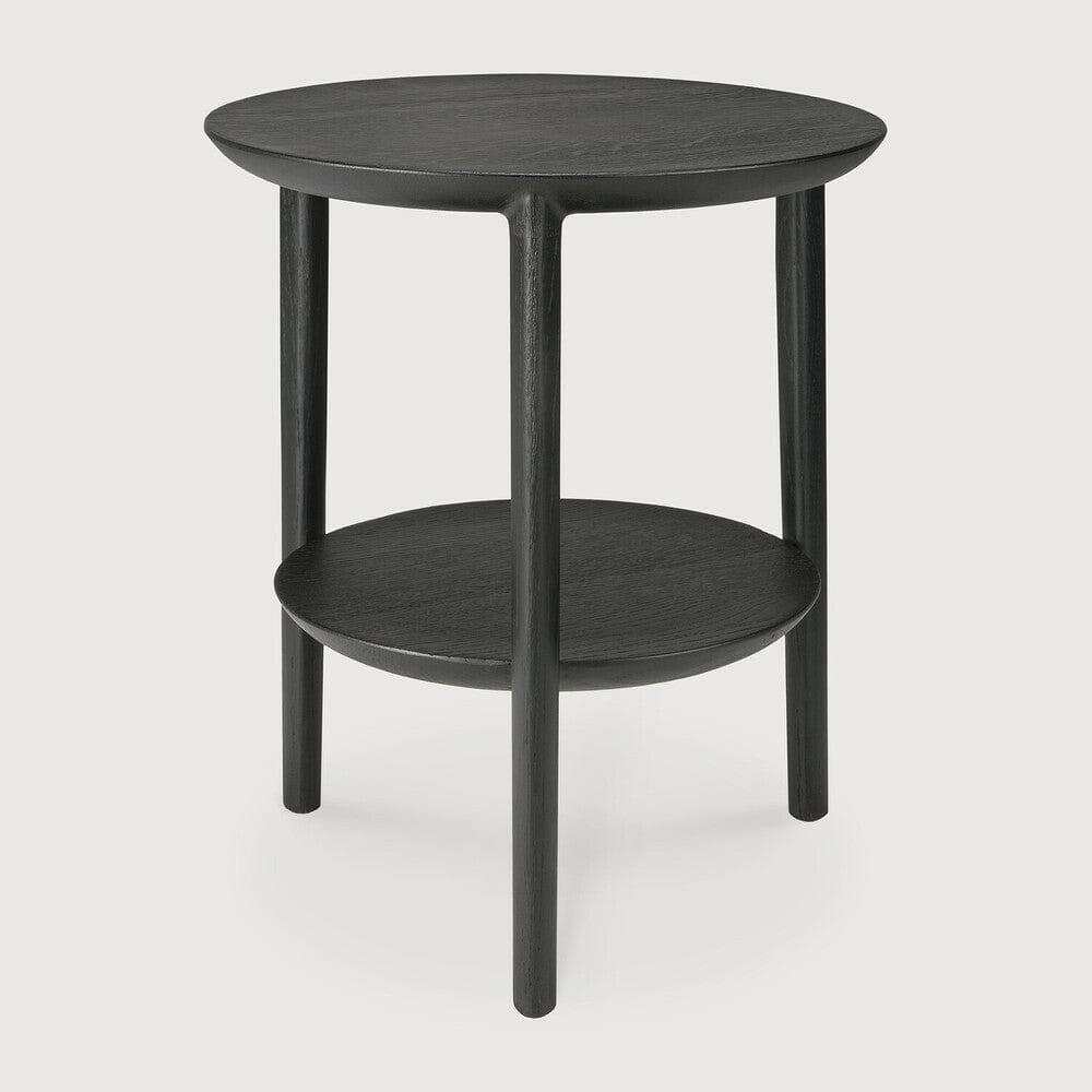 Ethnicraft Side Tables Ethnicraft Oak Bok Side Table - Black (7830162112761)
