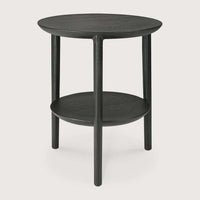 Ethnicraft Side Tables Ethnicraft Oak Bok Side Table - Black (7830162112761)