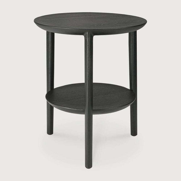 Ethnicraft Oak Bok Side Table, Black | Norsu Interiors