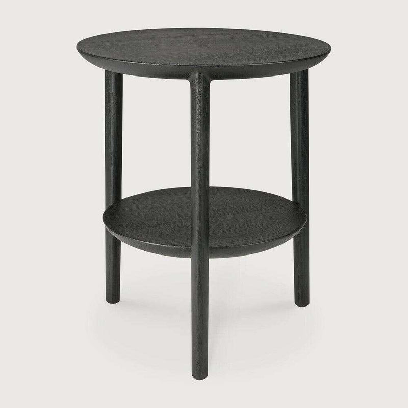 Ethnicraft Side Tables Ethnicraft Oak Bok Side Table - Black (7830162112761)