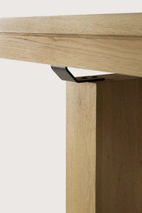 Ethnicraft Dining Tables Ethnicraft Oak Double Extension Dining Table (6789990219964)