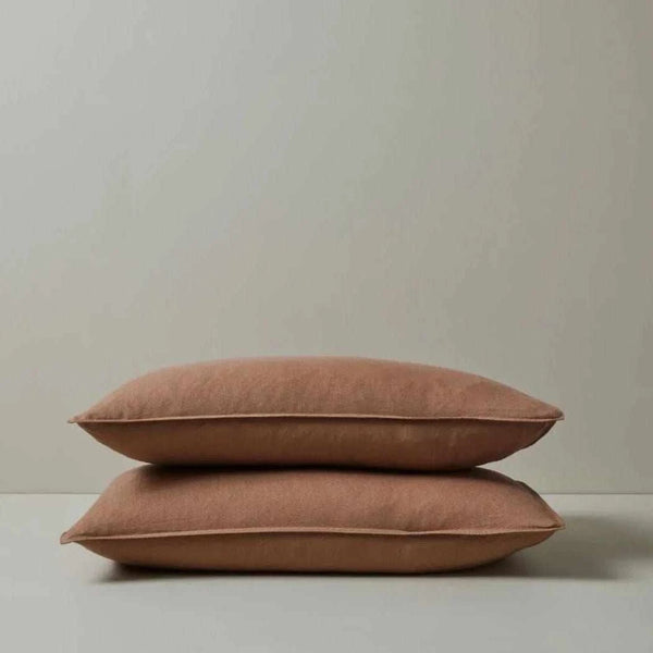 Weave Home Ravello pillowcase pair, biscuit | Norsu Interiors