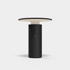 Pott Nais Table Lamp matte black handmade ceramic rechargeable LED light modern design