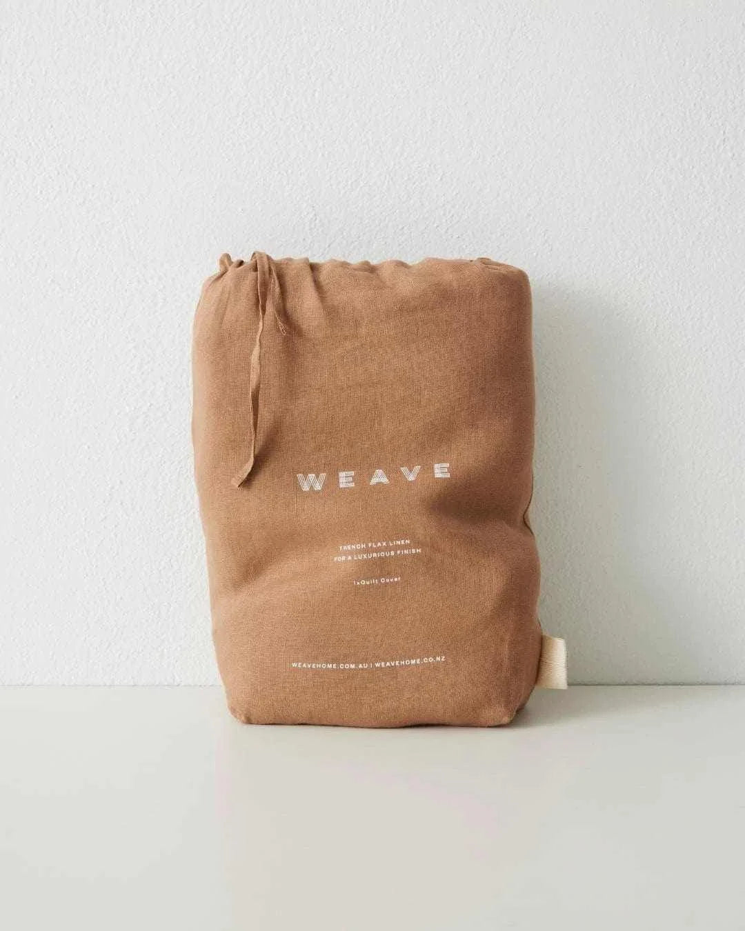 Weave Home Bed Linen Weave Home Ravello Quilt Cover - Biscuit (Various Sizes) (7688007942393)