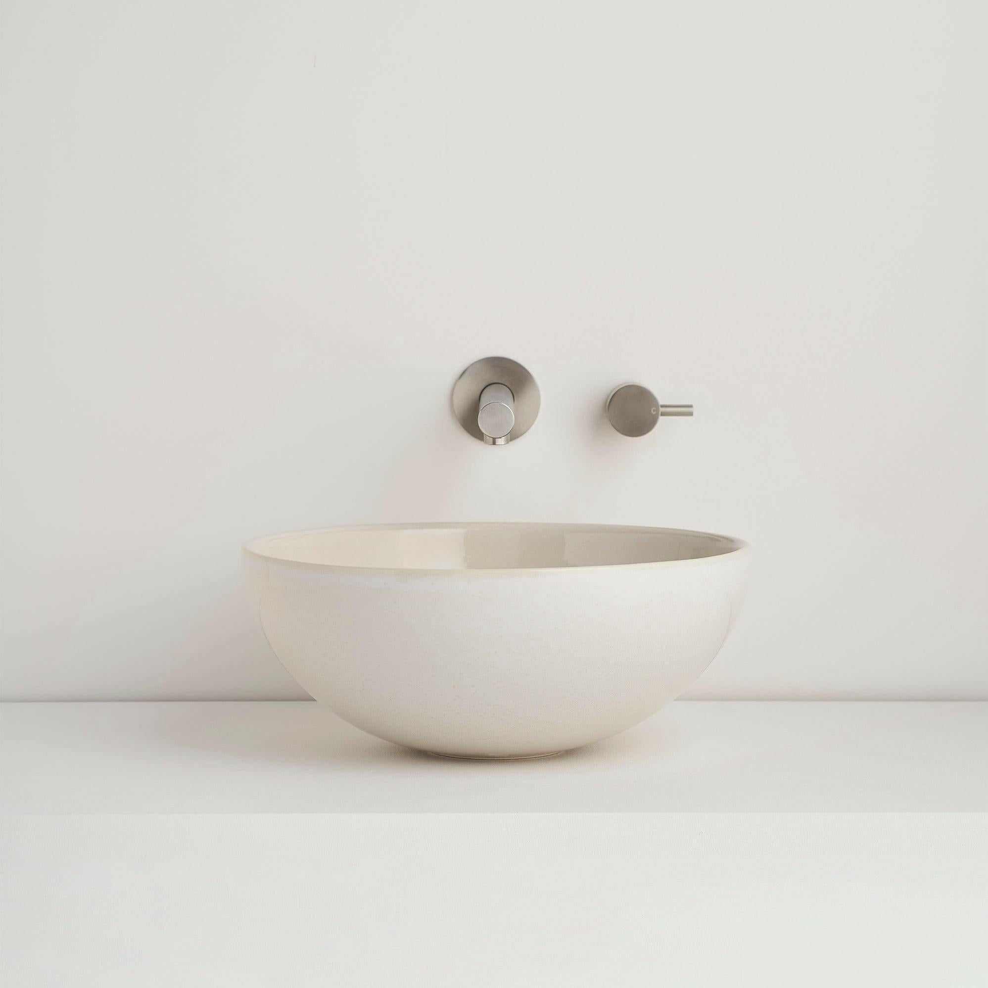 Robert Gordon Interiors Basins Robert Gordon Clay 340 Dish Hand Basin - Coast (7517831594233)