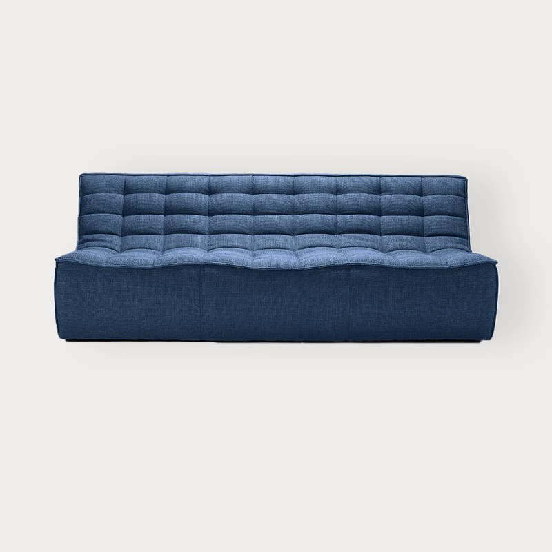 Ethnicraft Sofas Ethnicraft Sofa N701 - 3 Seater - Blue (6655903039676)