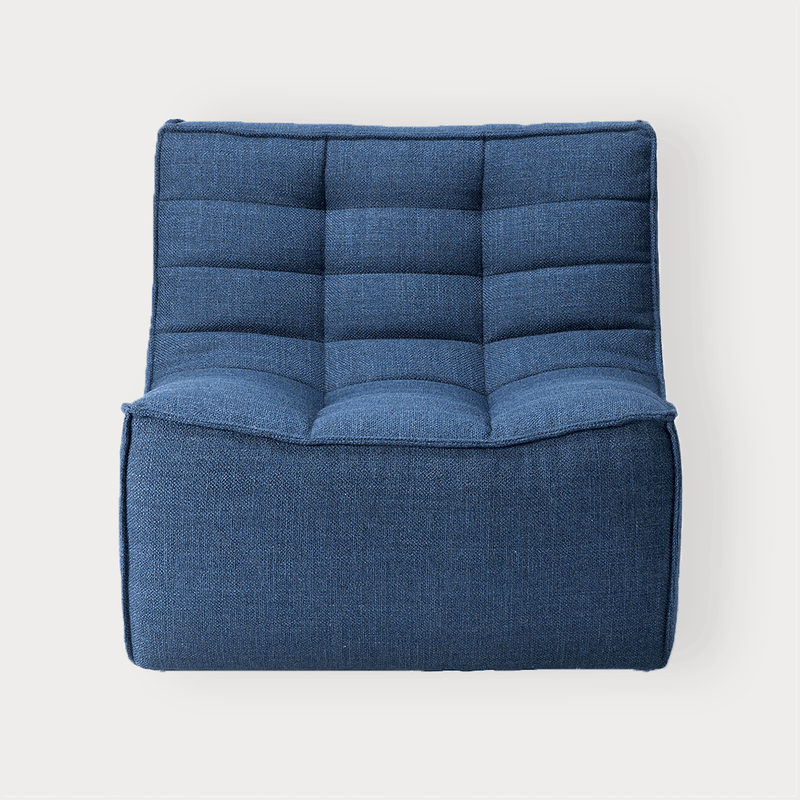 Ethnicraft Sofas Ethnicraft Sofa N701 - 1 Seater - Blue (6655902351548)