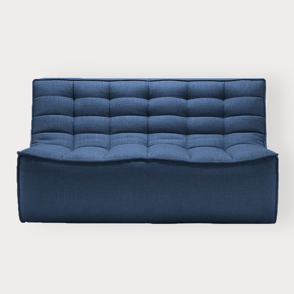 Ethnicraft N701 Sofa, 2 seater, Blue | Norsu Interiors