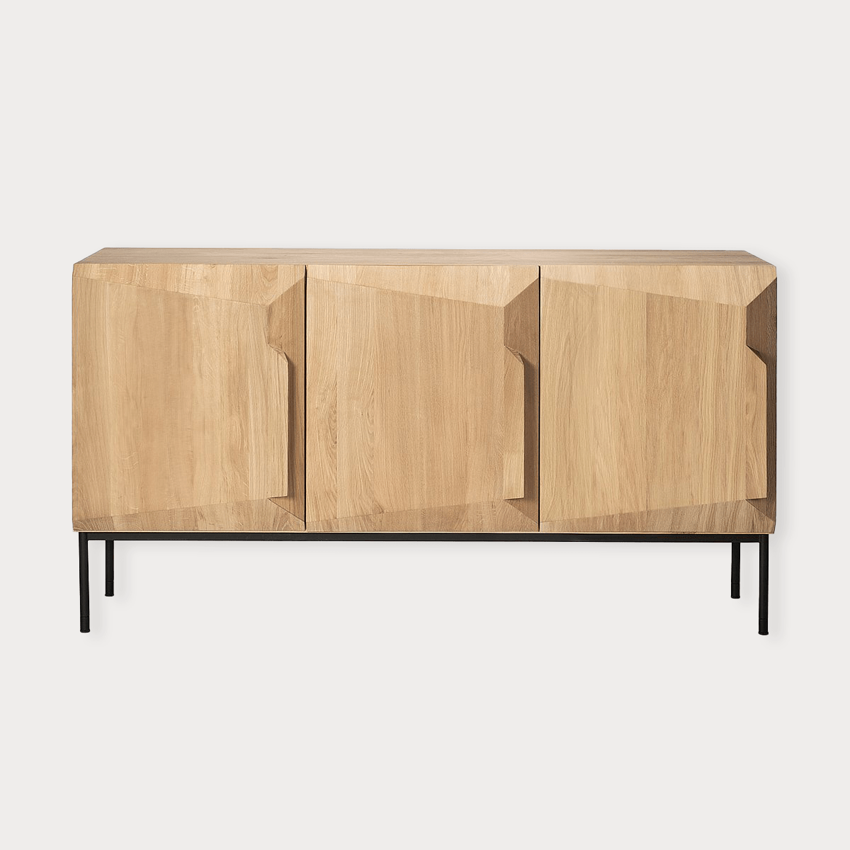 Ethnicraft Side Board Ethnicraft Oak Stairs Sideboard - 3 Doors (6789984256188)