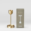 Black Blaze Fountain Brass Candle Holder - Large