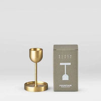 Black Blaze Candle Holders Black Blaze Fountain Brass Candle Holder - Medium (6202929774780)