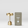 Black Blaze Fountain Brass Candle Holder - Medium