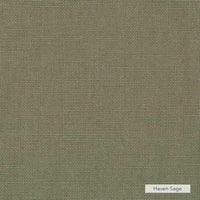 Close-up of Haven Sage Warwick fabric texture for norsu Design your Own Ottoman upholstery.