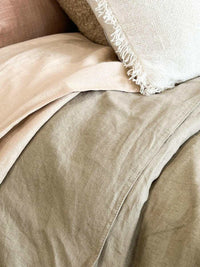 Weave Home Bed Linen Weave Home Ravello Quilt Cover - Caper (Various Sizes) (7687926710521)