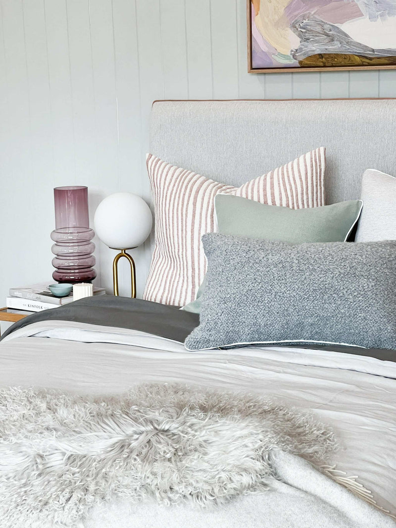 Weave Home Bed Linen Weave Home Ravello Quilt Cover - Silver (Various Sizes) (7688017379577)