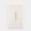 norsu interiors Prints LOVE Print - Various sizes (7688224899321)